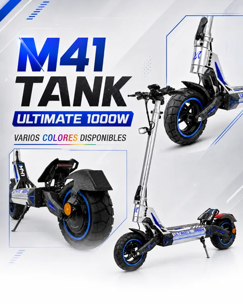 Ecoxtrem M41 Tank Ultimate 1000W — varios colores disponibles